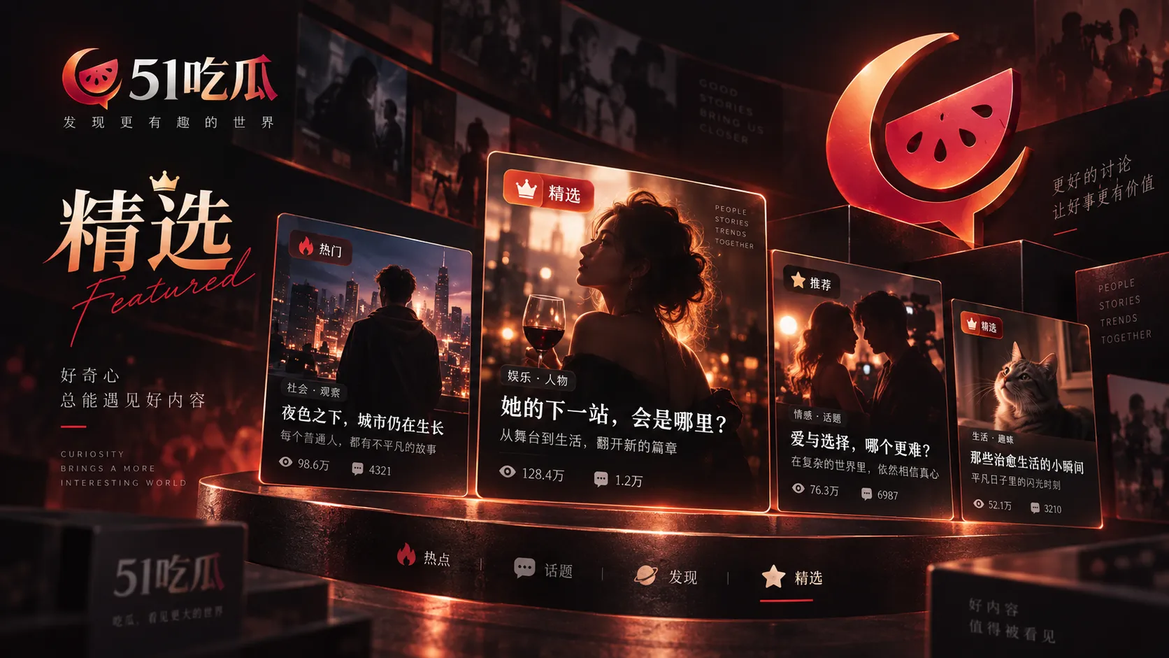 热点内容聚合示意